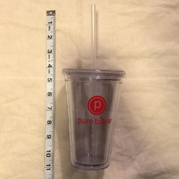 Pure Barre Cup with Straw - Picture 7 of 7